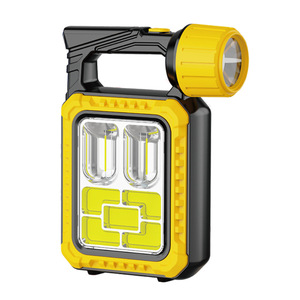 Nouvelle lampe solaire LED d'extérieur, lampe de poche d'urgence pour le camping, lampe torche multifonctionnelle COB+LED, lampe solaire portable pour le jardin et le paysage - Product Image 2