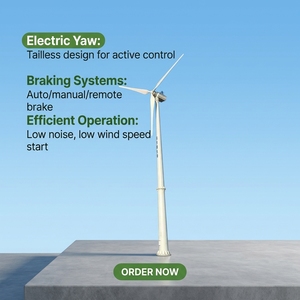Aerogenerador de Eje Horizontal HLD de 50kw, 380v-500v, Trifásico, Conectado a la Red, con Diámetro de Rotor de 16m - Product Image 1