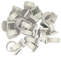 F-010 YIAN Mini Étiquettes RFID UHF en ABS à courte portée (0-10cm) pour bagues de patte de pigeon et de poulet, ISO 18000-2~125kHz, balises NFC pour oiseaux