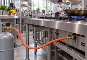 Manguera de Gas Industrial para Cocina, Reforzada con PVC, Resistente al Fuego, con Conector - Product Image 6