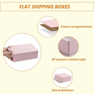 Factory Direct Sale High Quality Elegant <b>Pink</b> Shipping <b>Box</b> Packaging Mailing <b>Box</b> With Custom Design - Product Image 3