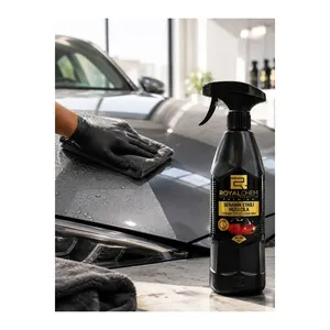 Cire rapide effet céramique Royalchem 500 ml en spray, protection professionnelle de la peinture automobile - Product Image 1