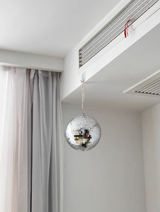 도매 파손 방지 실버 디스코 볼 2-100cm 무대 장식 맞춤 파티 선물 미러볼 조명 - Product Image 2