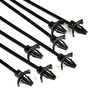 Tête filetée automobile boucle enfichable faisceau de câbles fixation fermeture éclair cravate en forme de <span class=keywords><strong>sapin</strong></span> tête d'avion réparation de tôle - Product Image 3