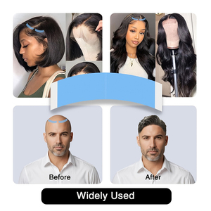 <span class=keywords><strong>Manka</strong></span> 36 piezas/bolsa Tiras de cinta adhesiva de doble cara 2.2cm*7.7cm 2-4 semanas para extensiones de cabello/pelucas/pelucas de encaje Uso doméstico - Product Image 2