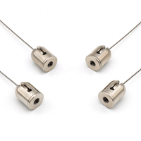 Collier de serrage semi-circulaire en fil de cuivre avec écrou pour système de suspension de lustre, compatible soudage et pliage, haute qualité