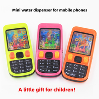 Bunter Kleiner Plastik-Wasserspender in Telefonform Lustiges Handy-Spielzeug für Partys und Geschenke
