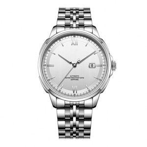 Montre de luxe en gros pour homme, en quartz doré, avec affichage de la date, étanche, pour le sport, bracelet en acier inoxydable - Product Image 2