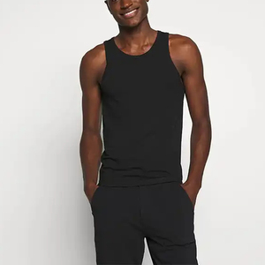 Venta al por mayor de ropa de <span class=keywords><strong>China</strong></span>, camiseta sin mangas deportiva de Color sólido para hombre, camisetas con logotipo Digital con impresión personalizada, camisetas sin mangas informales para hombre - Product Image 4