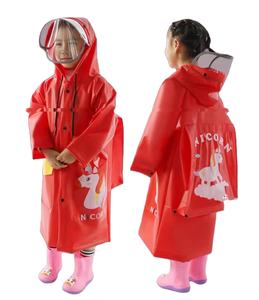 Imperméable pour enfant de style nouveau <span class=keywords><strong>2022</strong></span>, imperméable à capuche, poncho avec sac pour la randonnée - Product Image 1