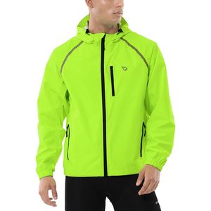 Chaqueta Impermeable de Nailon para Hombre, con Capucha, Ligera, Reflectante, Plegable, para Senderismo, Correr, Ciclismo y Actividades al Aire Libre - Product Image 1