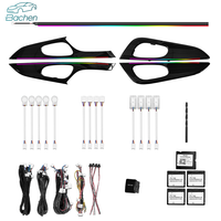 Kit d'accessoires de mise à niveau de l'éclairage intérieur LED dynamique et coloré pour Nissan Qashqai J11 2013-2021