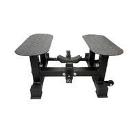 Plataforma de Remo en T TBFIT Premium, Multifuncional, para Sentadillas con Cinturón, Plataforma Elevada para Entrenamiento de Fuerza con Barra en el Gimnasio