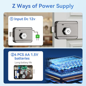 מנעול חכם XSDTS NT01 עם טביעת אצבע, בקרת אפליקציית Tuya, אזעקה נגד פריצה, מנעול חכם דיגיטלי חיצוני ובטיחותי - Product Image 6