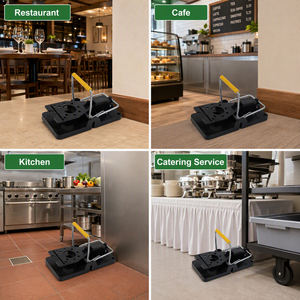 Commercial ABS Rat Mouse Trap 4.6x9.7cm - High-Sensitivity Quick <strong>Snap</strong> for Restaurant Cafe <strong>Kitchen</strong> - Product Image 5