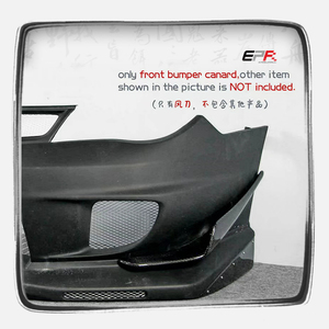 Alerón Delantero Ligero de Carbono VTX Compatible con Impreza WRX GDC de 9ª Generación, Montaje con Tornillos, Modificación Deportiva Exterior, Solo para Parachoques VTX - Product Image 1