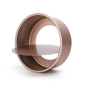 Kingwise Offre Spéciale acier inoxydable <span class=keywords><strong>Mousse</strong></span> anneau <span class=keywords><strong>Biscuit</strong></span> moule haut pain pain fond mousseline de soie gâteau moule outils de cuisson jetables - Product Image 1