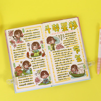 Cadeaux promotionnels créer des autocollants drôle étanche bricolage personnalisé haut de gamme légèrement transparent autocollant pour bloc-notes