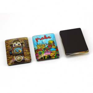 Aimants en verre cristal décoratifs transparents personnalisés pour la promotion et les souvenirs, aimants pour réfrigérateur - Product Image 3