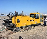 Foreuse directionnelle horizontale sans crevaison XZ200 certifiée CE, force de recul de 50T, pompe à engrenages, machine de forage pour fibre optique