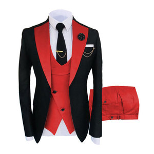 Ensemble Costumes Décontractés D'Affaires <span class=keywords><strong>Homme</strong></span>, 3 Pièces Formel <span class=keywords><strong>Sur</strong></span> <span class=keywords><strong>Mesure</strong></span> Slim pour Mariage, Veste et Pantalon Gentleman - Product Image 5