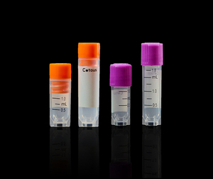 Cotaus 2ml Tube en plastique Flacons cryogéniques <span class=keywords><strong>Test</strong></span> Flacon d'échantillon avec couvercle à vis Tube cryogénique - Product Image 5