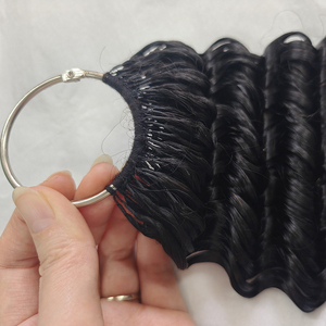 Extensiones de Cabello Humano Ondulado Profundo para Trenzas Boho con Nudos Milagrosos, 100% Cabello Humano Virgen para Trenzar - Product Image 6