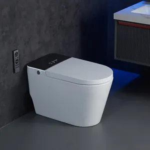 Smart Chinese Toilet Suppliers Toilet Seat Low Price And Wax Ring Hole Drainer Intelligent Toilet Bidet Hotel Intelligent