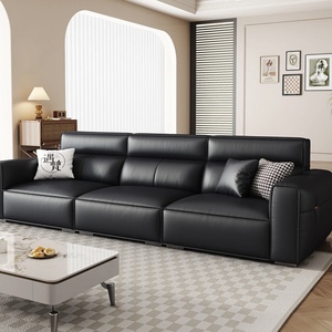 Set di mobili per divani in vera pelle in stile nordico 2025 tariffa nera preferenziale per appartamenti Hotel-<span class=keywords><strong>Letto</strong></span> a <span class=keywords><strong>2</strong></span> <span class=keywords><strong>posti</strong></span> - Product Image 1