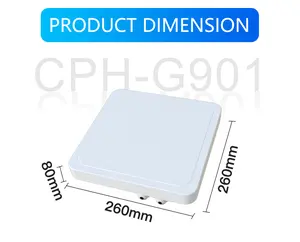 High Performance CPH-G901 Uhf Rfid Reader Usb Long Range Rfid Reader Uhf 9dbi Integrated Reader RS232/485