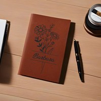 Carnet en cuir A5 vierge pour découpe laser, gravable au laser, pour cadeaux promotionnels