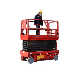 Diskon besar pekerjaan udara otomatis dilacak 8-16 gunting mengangkat perancah tipis mobil gunting Mini hidrolik pengangkat - Product Image 2