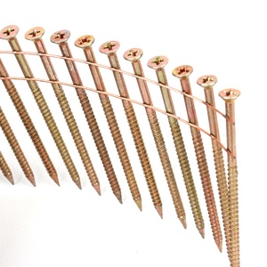 Clous en acier de 50 <span class=keywords><strong>mm</strong></span> à 15 degrés, clous à tête carrée/<span class=keywords><strong>Torx</strong></span>/Phillips/POZI, tige en spirale, zingués, classe 10.9 - Product Image 1
