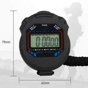 Conjunto de Cronómetro Digital EMAF con Logotipo Personalizado, Temporizador de Plástico con Silbato, Resistente al Agua para Competición Deportiva, Carreras y Gimnasio - Product Image 2