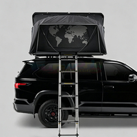 Fournisseur de tentes de toit pour voiture, tente de toit rigide pour le camping, tente de toit légère pour 4 personnes, protection UV, tente de toit pour voiture avec panneaux solaires