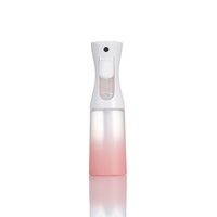Botella de Spray de Plástico PET Ecológica, Libre de BPA, con Bomba de Pulverización Fina en Forma de Cilindro, 200ml 300ml, para Salón de Belleza, Venta al Por Mayor
