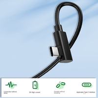 Câble de données Pico Type-C à connecteur coudé pour lunettes VR, charge rapide et streaming, 5m, gaine TPE, stock usine