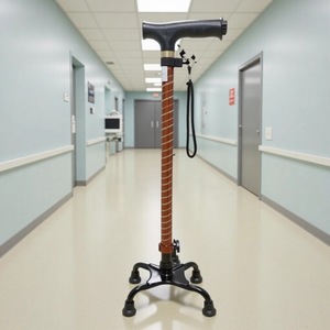 Junbo Cane <b>Walking</b> Stick Telescopic Non Slip For Elderly Hiking Mountaineering Camping - Product Image 2