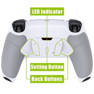 Kit rimappabile RISE4 con impugnatura gommata bianca per <span class=keywords><strong>PS5</strong></span> con scheda di aggiornamento e guscio posteriore e pulsante posteriore per Controller <span class=keywords><strong>PS5</strong></span> - Product Image 3