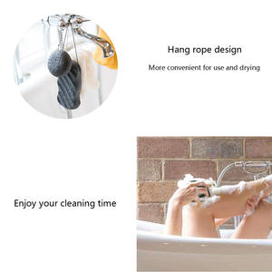 Vente en gros de charbon de bambou actif noir éponge <span class=keywords><strong>Konjac</strong></span> pour le visage organique pour femmes - Product Image 6