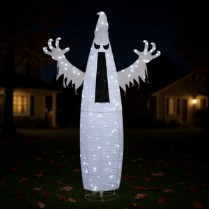 Décoration de jardin d'Halloween gonflable lumineuse Pop-Up Ghost 5,9 pieds 160 LED pour l'extérieur - Product Image 2