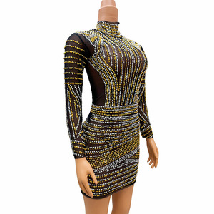 Vestido de Noche Mini Sexy para Mujer 2026 con Flores, Cintura Natural, Estilo Casual Diurno, Patrón Liso, para Club Nocturno de Verano - Product Image 3
