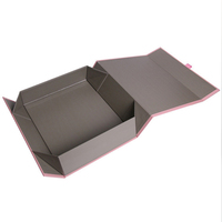 Boîte rigide magnétique pour montre, cosmétiques faits main, boîte cadeau en papier pliable, boîte en carton pour bijoux, emballage personnalisé avec logo de luxe