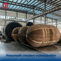 Technologie d'emballage haute durabilité, grands pare-battages ronds gonflables pour bateaux, pare-battage marin en caoutchouc avec accessoires complets