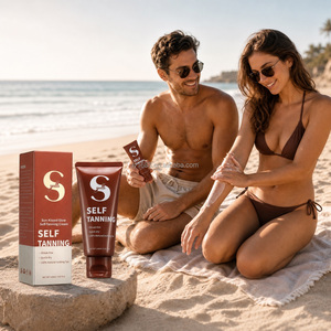 Lotion Auto-Bronzante Accélératrice DHA Effet Bronzant Sans Soleil Melon Caramel Coco Café Marque Privée OEM ODM Vente en Gros Personnalisée - Product Image 1