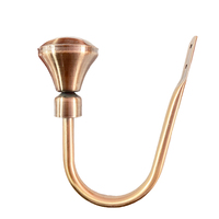 Support fixe pour rideau en fer courbé en U, durable, de qualité supérieure, style classique et moderne, pour décoration intérieure de luxe, vente chaude aux États-Unis, OEM, vente en gros