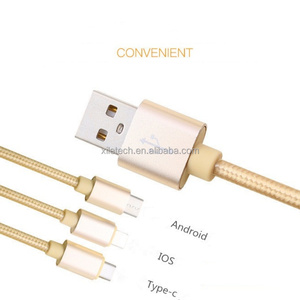 Cable de Carga para Teléfono Móvil 3 en 1, Cable de Carga Rápida de 1 m, Cable USB, Cable de Carga Tipo C para iPhone y <span class=keywords><strong>Android</strong></span> - Product Image 4