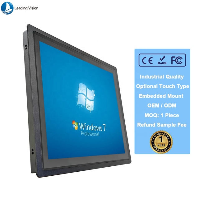 19 Inch High Brightness 1000 Nits Monitor Sunlight Readable 10-Point Multi-Touch Capacitive Touch Screen Monitor 1280x1024 USB