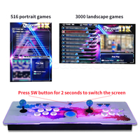 Nouvelle console de jeu PC classique 2022, multijeu, Pandora 516+3000 en 1, boîte, encodeur PCB, Jamma, machine de jeu d'arcade, carte d'arcade, jeu d'arcade