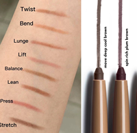Crayon à lèvres de luxe en peptide mat de marque privée imperméable et résistant à la sueur en 11 nuances végétalien et sans cruauté